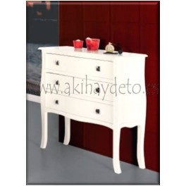 Cómoda 3 cajones madera
