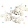 Peluche perro beige
