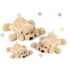 Set 2 peluche perro marrón