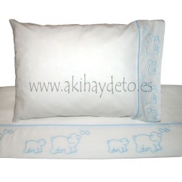 Juego Cama Bebé "Osos" Azul 3Pcs