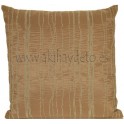 Par Almohadas Beige Oscuro/Azul