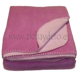 Par cobertor polar rosa/lavanda