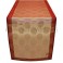 Par caminos de mesa bordeus, beige