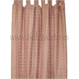 Par cortinas seda/viscose lila