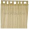 Par cortinas organza beige