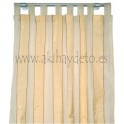 Par cortinas beige