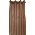 Par cortinas marron