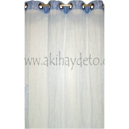 Par cortinas light blue