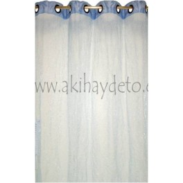 Par cortinas light blue