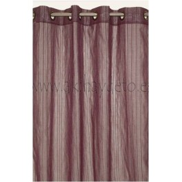 Par cortinas organza poliester lila