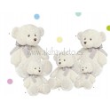 Peluche oso blanco 0+ meses