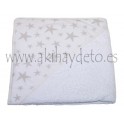 Toalla baño bebe estrellas