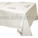 Mantel con 12 servilletas