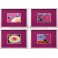 Set 4 piezas pintura circulos