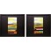 Set 2 piezas pinceladas de colores