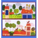 Cuadro paisaje infantil