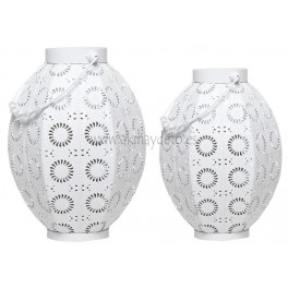 Farol Metal Blanco