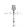 Candelabro Aluminio/ Cristal