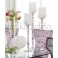 Candelabro Aluminio/ Cristal