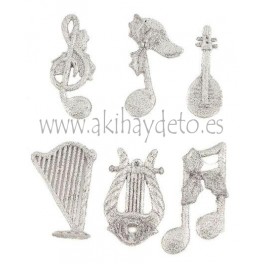 Set 6 Notas / Instrumentos Musicales