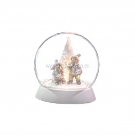 Campana cristal c/niños